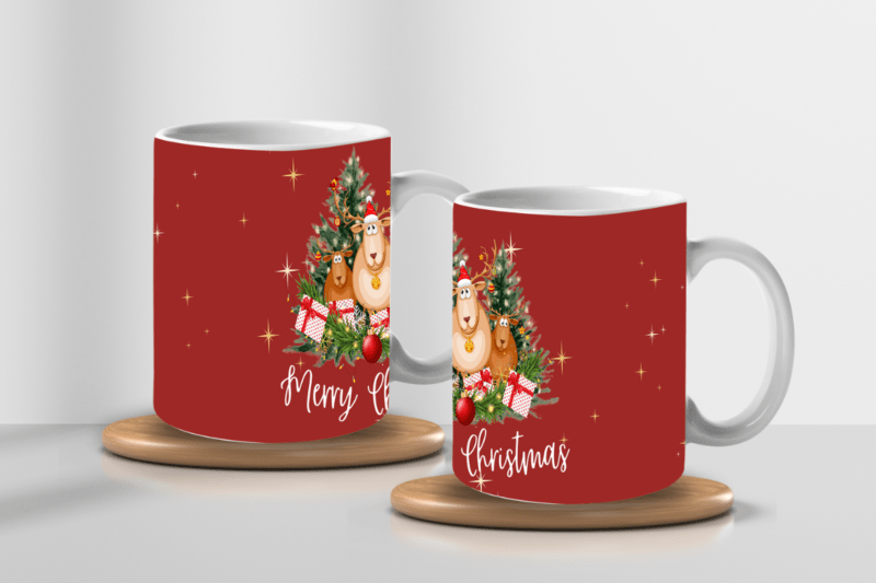 Christmas coffee mug- Exotica Candela
