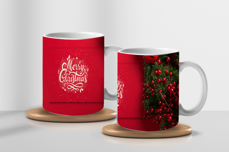 Christmas coffee mug- Exotica Candela